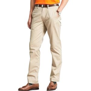 Polo Ralph Lauren Tan Chino Twill Straight Stretch Pants 42/30
